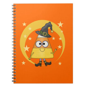 Carnet Halloween sorcière de maïs de bonbons
