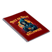 Carnet Halloween Spooky Vibes: Trick or Treat Skeleton (Côté Droit)