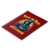 Carnet Halloween Spooky Vibes: Trick or Treat Skeleton (Côté gauche)