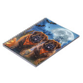 Carnet Halloween Tibétain Mastiff Éffrayant (Côté gauche)