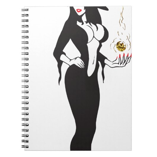 Carnet halloween vamp witch (Devant)