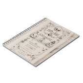 carnet Halloween vintage (Côté gauche)