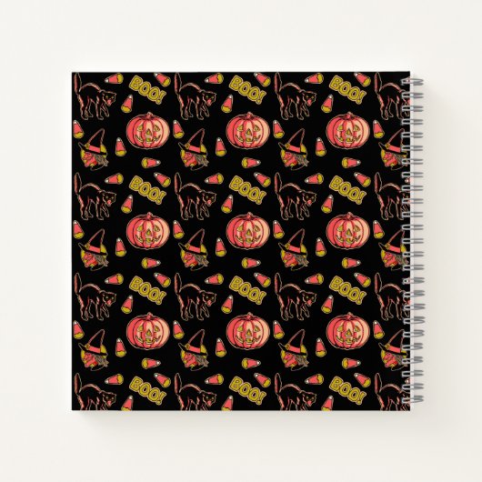 carnet Halloween vintage (Dos)