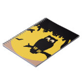 Carnet Halloween vintage, Chouette Éffrayante en arbre av (Côté gauche)