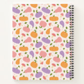 Carnet Halloween Whimsical Citrouilles et champignons Per (Dos)