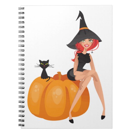 CARNET HALLOWEEN WITCH (Devant)