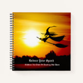 Carnet Halloween Witch (Devant)