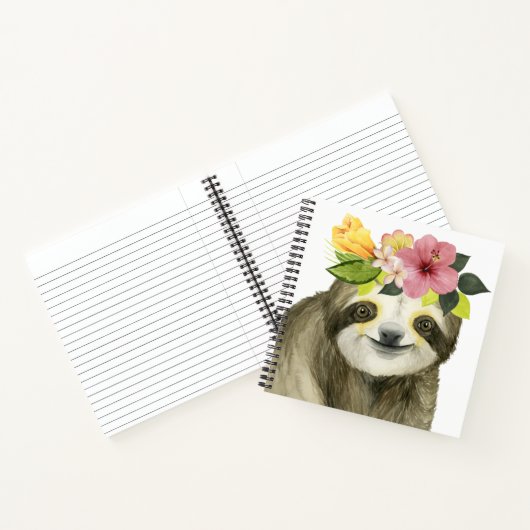 Carnet Halo tropical | Sweet Sloth (Intérieur)