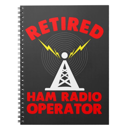 Carnet Ham Radio Opérateur Retraite Radio Tour Papa (Devant)