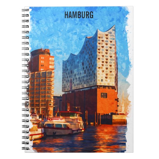 Carnet Hambourg Allemagne Elbphilharmonie Travel (Devant)
