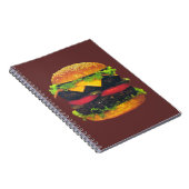 Carnet Hamburger de luxe double au fromage (Côté Droit)