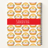 Carnet Hamburger de vache adorable (Dos)