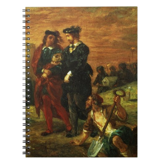 Carnet Hamlet et Horatio dans le cimetière, 1859 (huile (Devant)