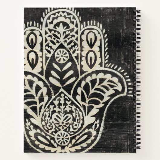 Carnet Hamsa de nuit (Dos)