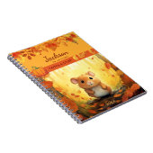 Carnet Hamster de Forêt d'automne (Côté Droit)