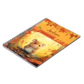 Carnet Hamster de Forêt d'automne (Côté gauche)