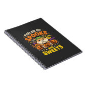 Carnet Hamster d'Halloween alimenté par les fantômes et l (Côté Droit)