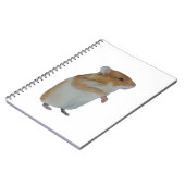 Carnet Hamster en blanc (Côté gauche)