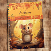 Carnet Hamster Forêt d'automne