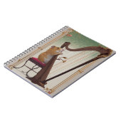 Carnet Hamster Harpist Notebook – Elegant Music (Côté gauche)