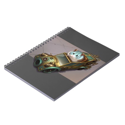 Carnet Hamster in the machine #1 (Côté gauche)