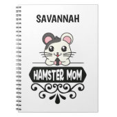 Carnet Hamster maman amoureux des animaux mignons (Devant)