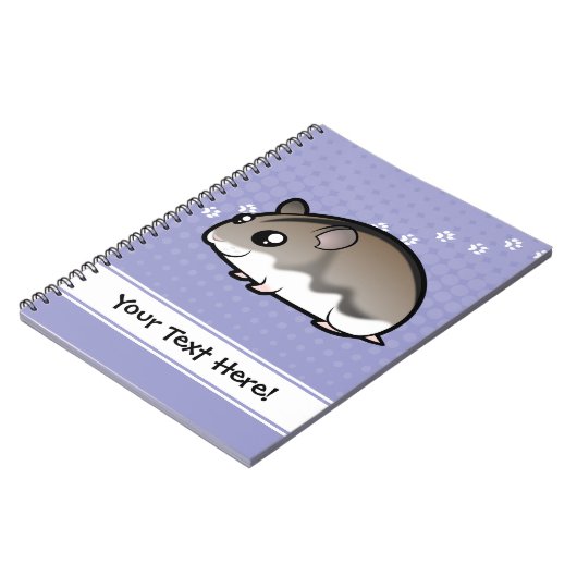 Carnet Hamster nain de bande dessinée (Côté gauche)