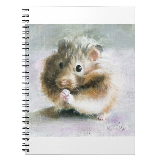 Carnet Hamster oil painting (Devant)