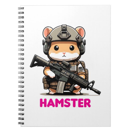 Carnet Hamster tactique (Devant)