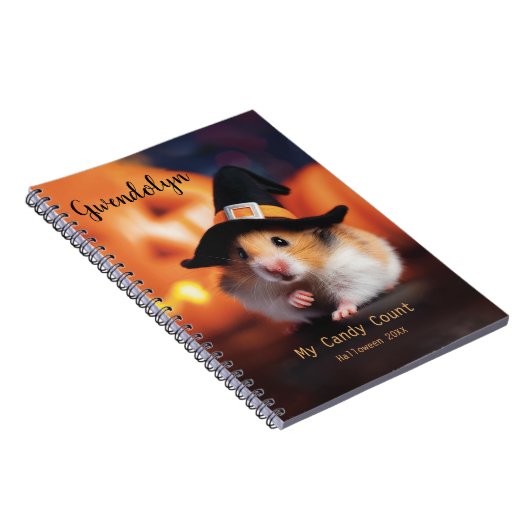 Carnet Hamster Witch Halloween Candy (Côté Droit)