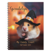 Carnet Hamster Witch Halloween Candy (Devant)