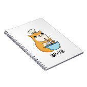 Carnet Hamstir Funny Chef Hamster Pun (Côté Droit)