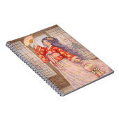 Carnet Hanbok Élégant avec Éventail (Côté Droit)