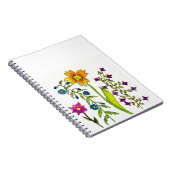 Carnet Hand-Drawn Wildflower Trio  (Côté Droit)