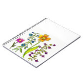 Carnet Hand-Drawn Wildflower Trio  (Côté gauche)