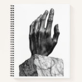 Carnet Hand of Creator - Marble Art Notebook (Devant)