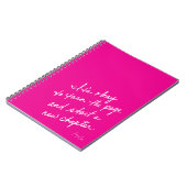 Carnet Hand-Scripted Start a New Chapter Spiritual (Côté gauche)