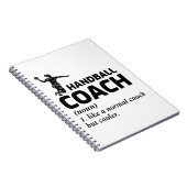 Carnet Handball Coach Handballer Drôle Dire (Côté Droit)