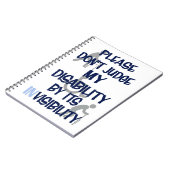 Carnet Handicap/INvisibilité (Côté gauche)