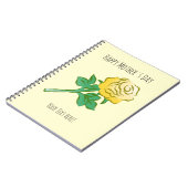 Carnet Handsome Yellow Rose (Côté gauche)