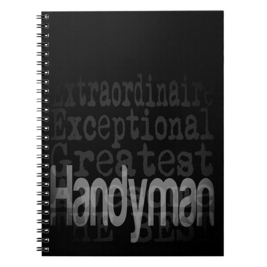 Carnet Handyman Extraordinaire (Devant)