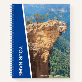 Carnet Hanging Rock, Blue Mountains Australie, Blue