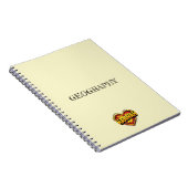 Carnet Hannah Heart Yellow (Côté Droit)