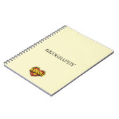 Carnet Hannah Heart Yellow (Côté gauche)