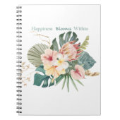 Carnet Happiness Blooms Within (Devant)