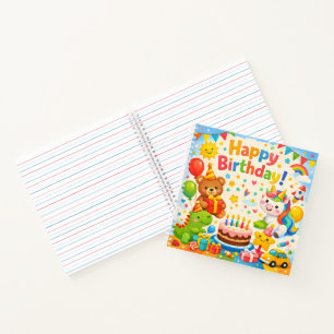 Carnet Happy Birthday Kids Party Notebook