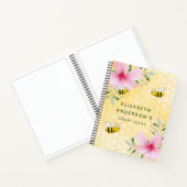 Carnet Happy bumble abeilles nid d'abeille idées d'artisa (Intérieur)