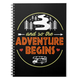 Carnet Happy Camper Camping Aventure commence