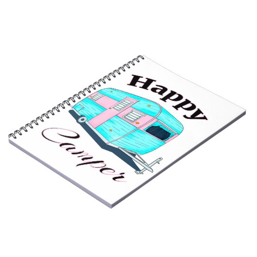 Carnet Happy Camper Trailer Camping (Côté gauche)