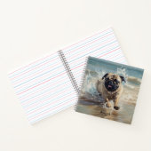 Carnet Happy Carlin at the Beach personnalisable (Intérieur)